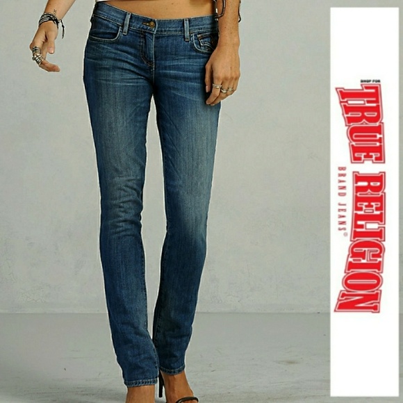 True Religion Denim - PLUS True Religion Cora Straight Jeans Flap Pocket